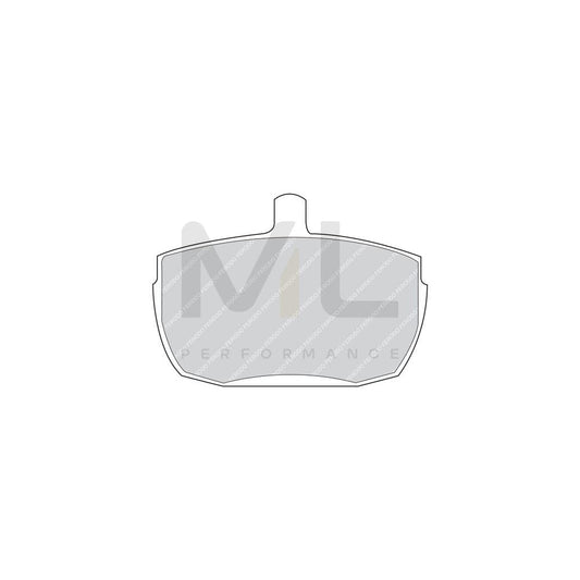 Ferodo FDB829 Brake Pad Set Not Prepared for Wear Indicator