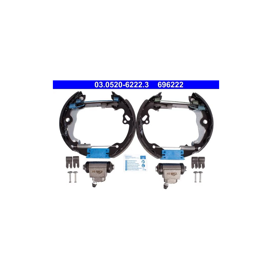 ATE Original Topkit 03.0520-6222.3 Brake Set, Drum Brakes for Ford Focus