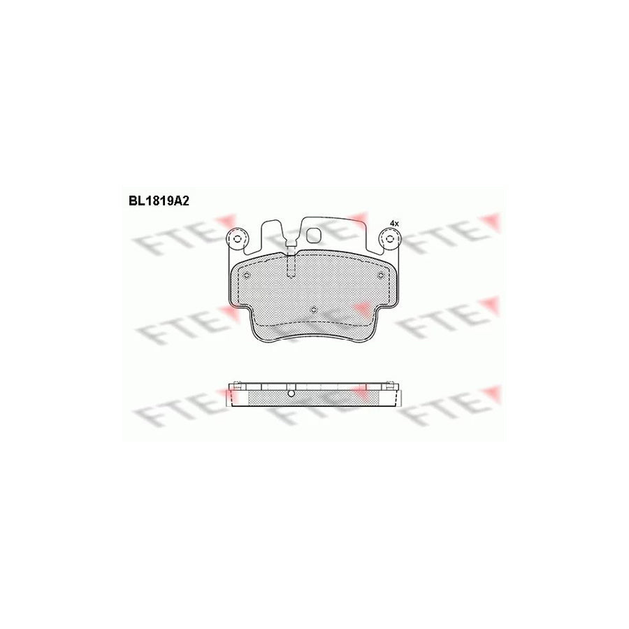 FTE 9010397 Brake Pad Set