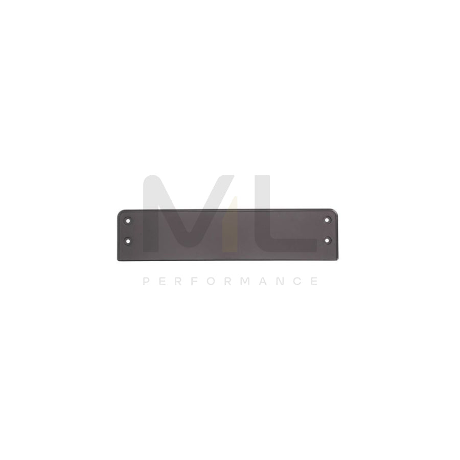 BLIC 5703-05-9549920P Number plate holder for VW PASSAT Front, Black, frameless