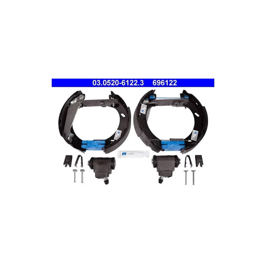 ATE Original Topkit 03.0520-6122.3 Brake Set, Drum Brakes for Ford Escort