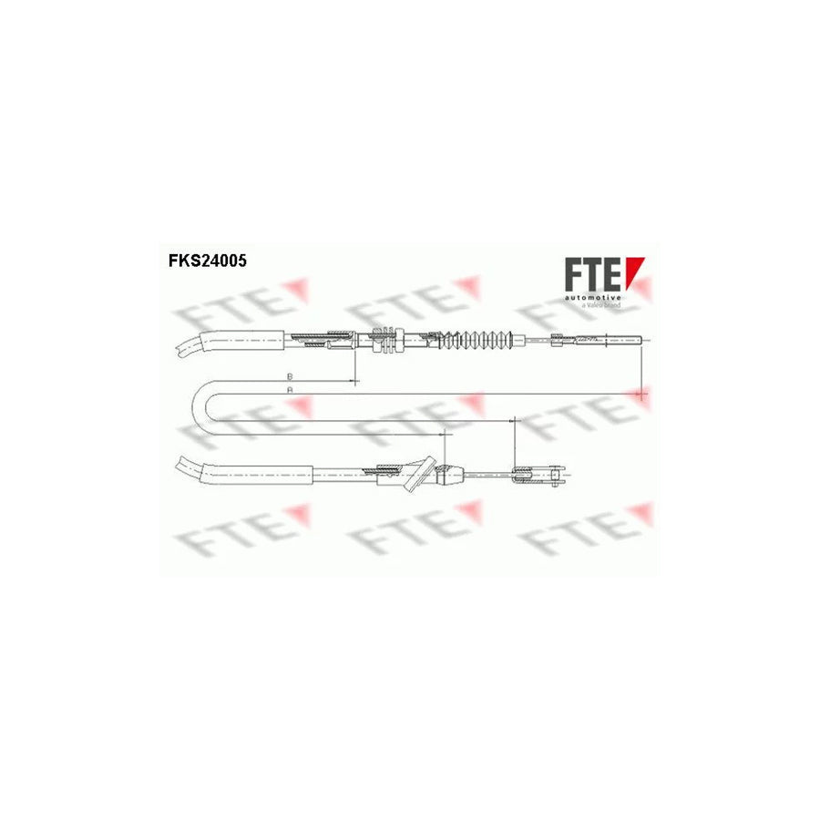 FTE Fks24005 Clutch Cable for Suzuki Vitara