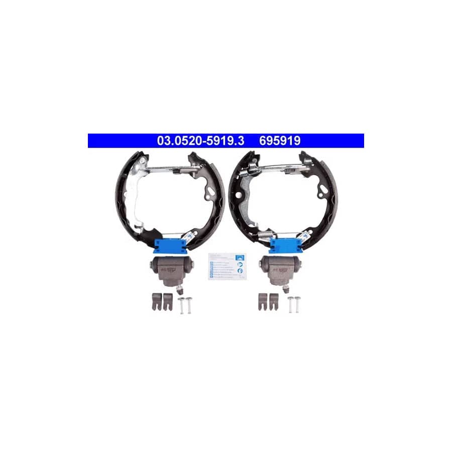 ATE Original Topkit 03.0520-5919.3 Brake Set, Drum Brakes for Ford Focus