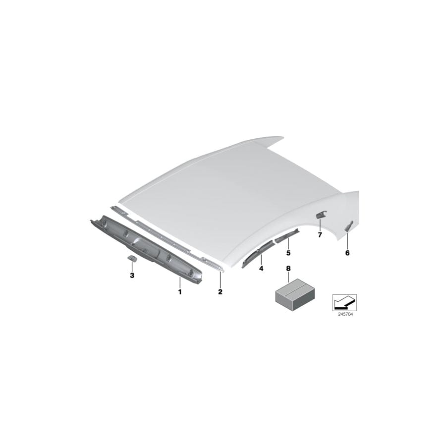 Genuine BMW 54347310390 F12 Terminal Strip (Inc. 650iX 4.4, 650iX 4.0 & 650iX)