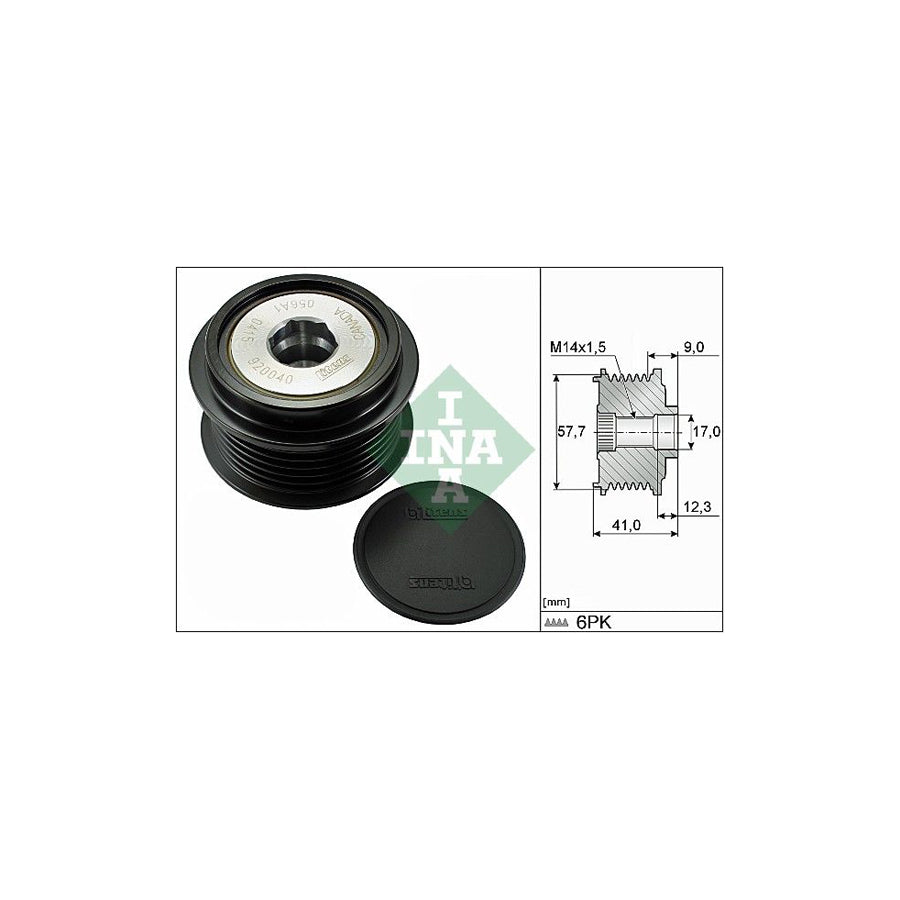 Ina 535 0313 10 Alternator Freewheel Clutch