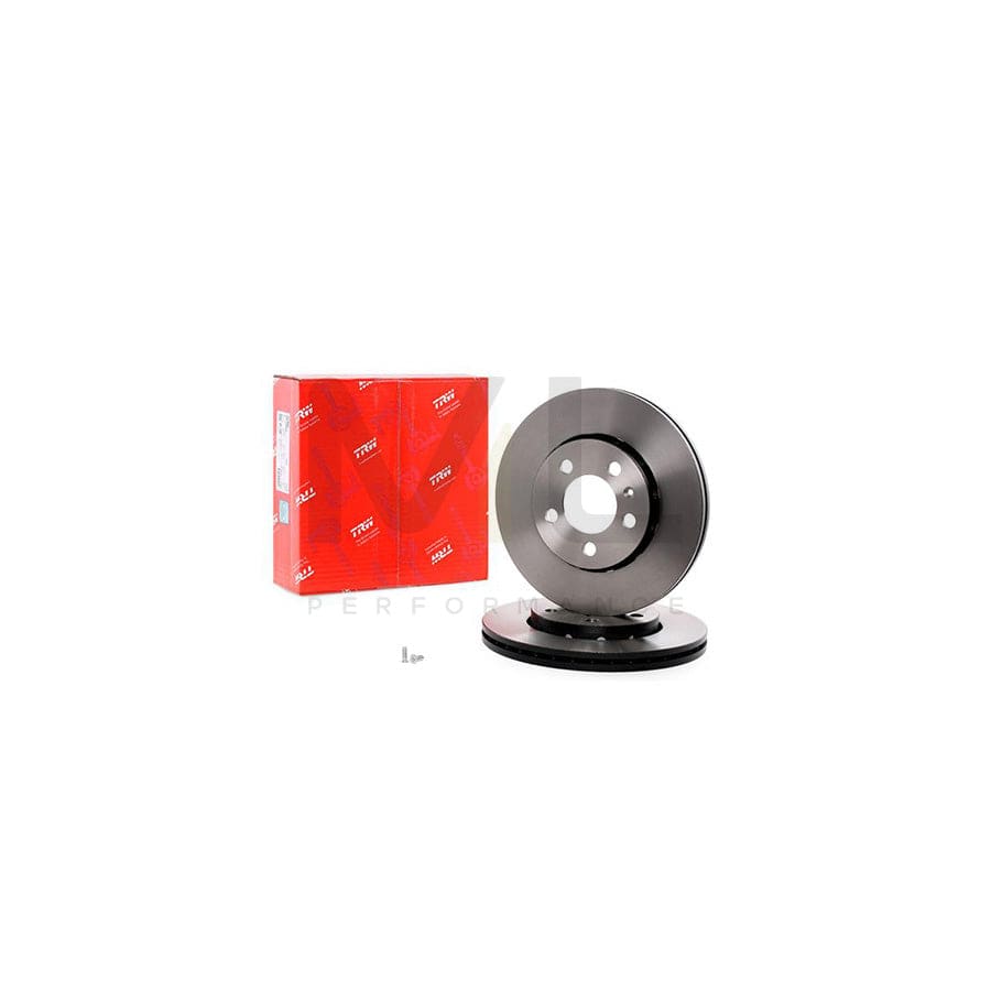 TRW DF2803 Brake Disc Vented, Painted, High-carbon  - 1 piece
