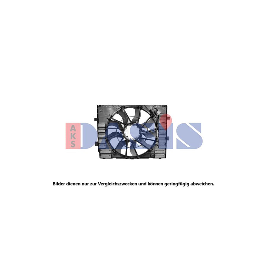 AKS Dasis 178004N Fan, Radiator for Porsche Cayenne (92A)