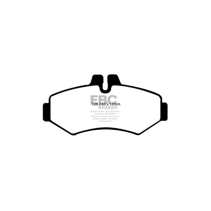 EBC PD03KR772 VW LT Yellowstuff Rear Brake Pad & Plain Disc Kit - Bosch Caliper 2 | ML Performance UK Car Parts