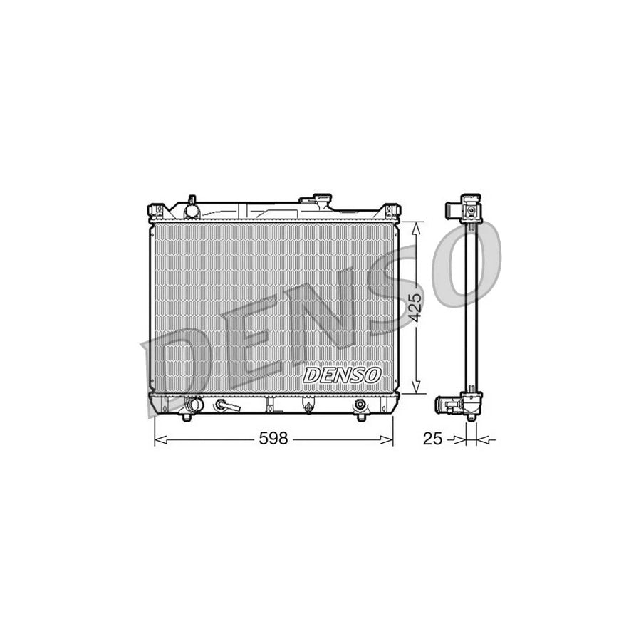 DENSO DRM47021 Engine Radiator for Suzuki Grand Vitara I Off-Road (Ft, Ht)