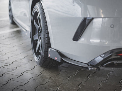 Maxton Design Skoda Octavia Rs MK4 Rear Side Splitters V.2 + Flaps