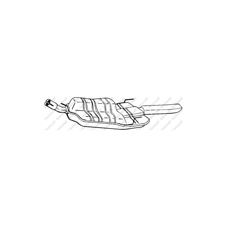 Bosal 185-571 Rear Silencer
