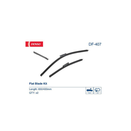DENSO DF-407 Wiper Blade for Citroen C4 Ii Cactus