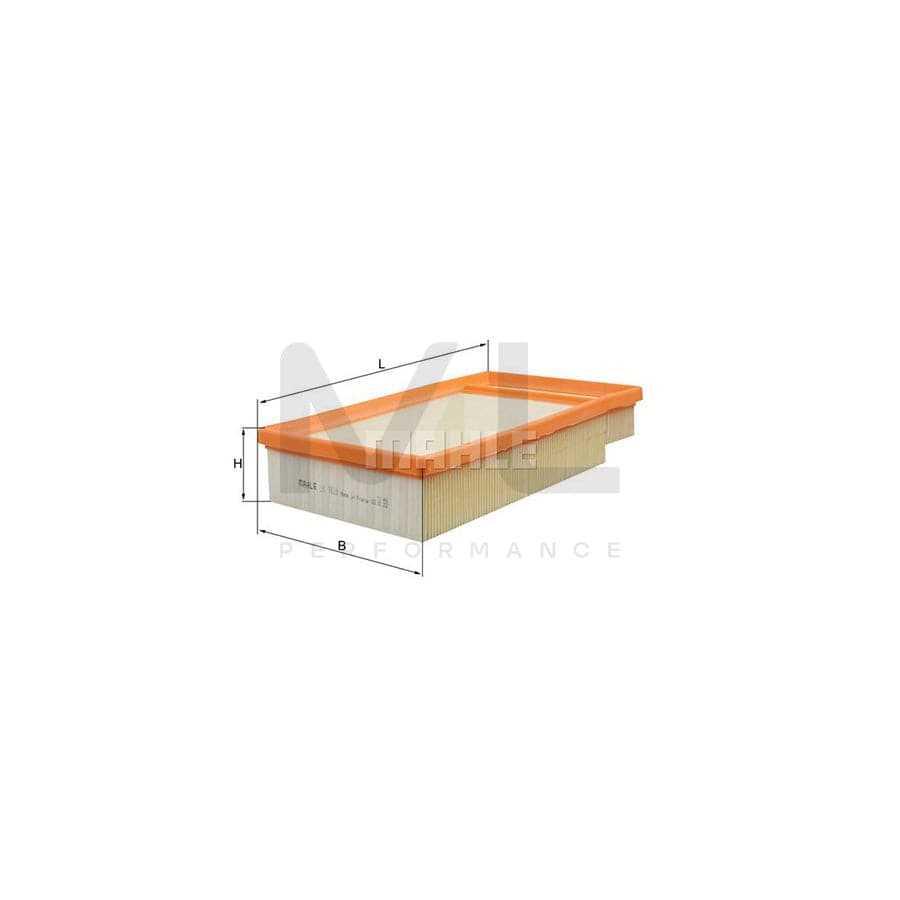 MAHLE ORIGINAL LX 1820 Air Filter for NISSAN PRIMERA Filter Insert | ML Performance Car Parts