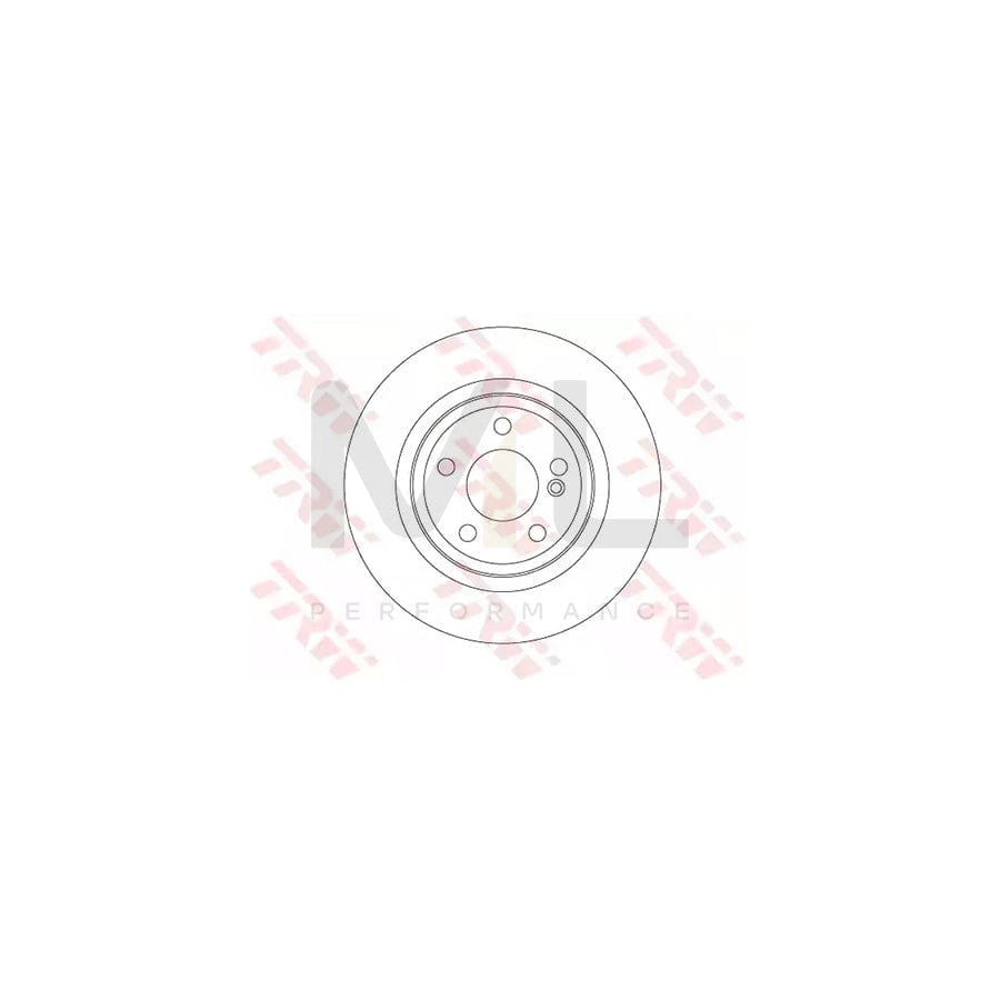 TRW DF6634 Brake Disc Solid  - 1 piece