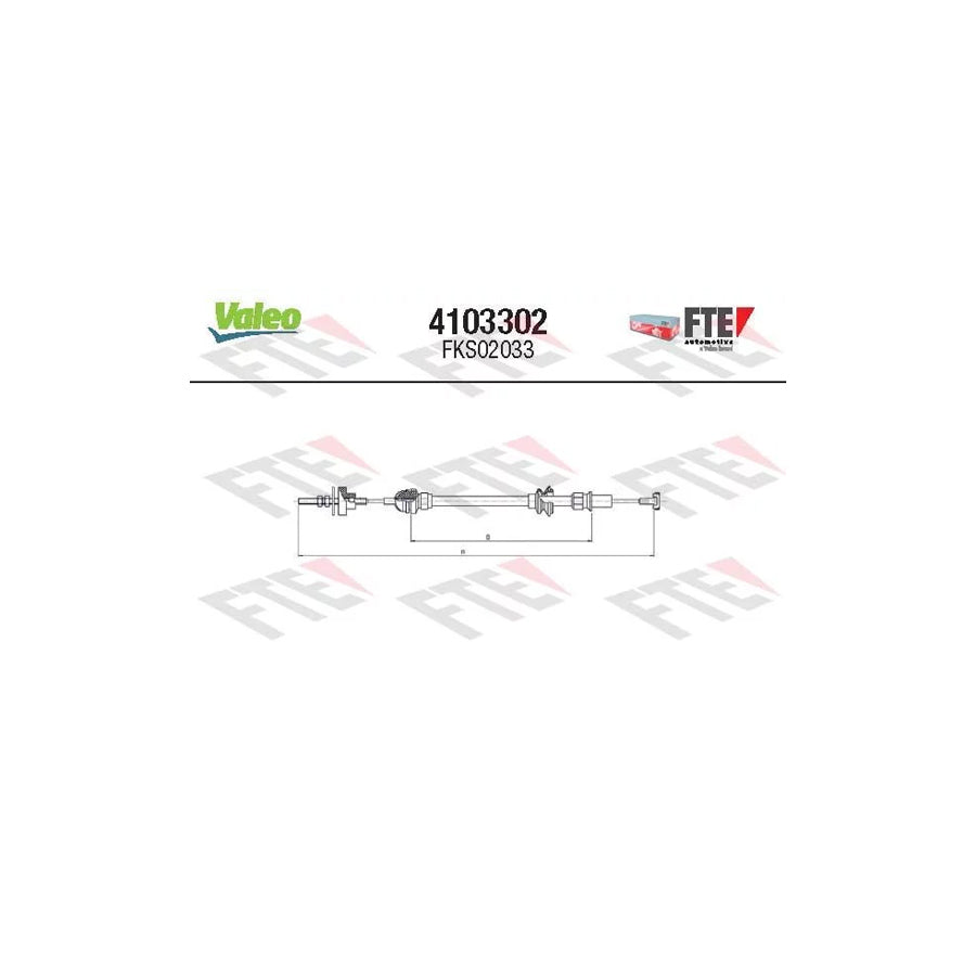 FTE 4103302 Clutch Cable