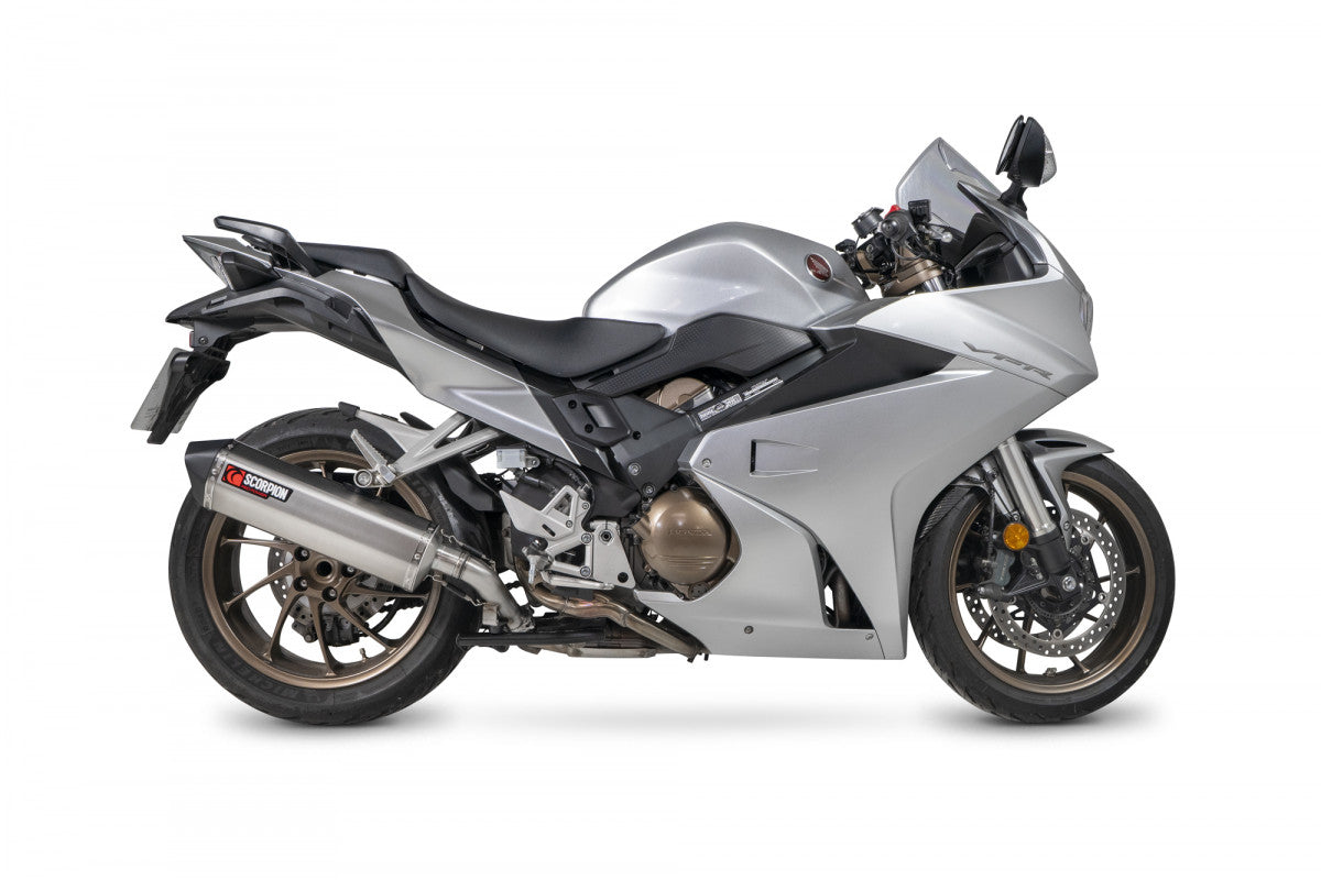 Scorpion RHA168TEO Honda VFR800 F Serket Parallel Slip-On - Titanium Sleeve | ML Performance UK UK