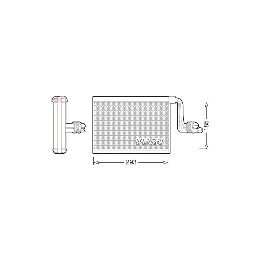 DENSO DEV05002 Air Conditioning Evaporator