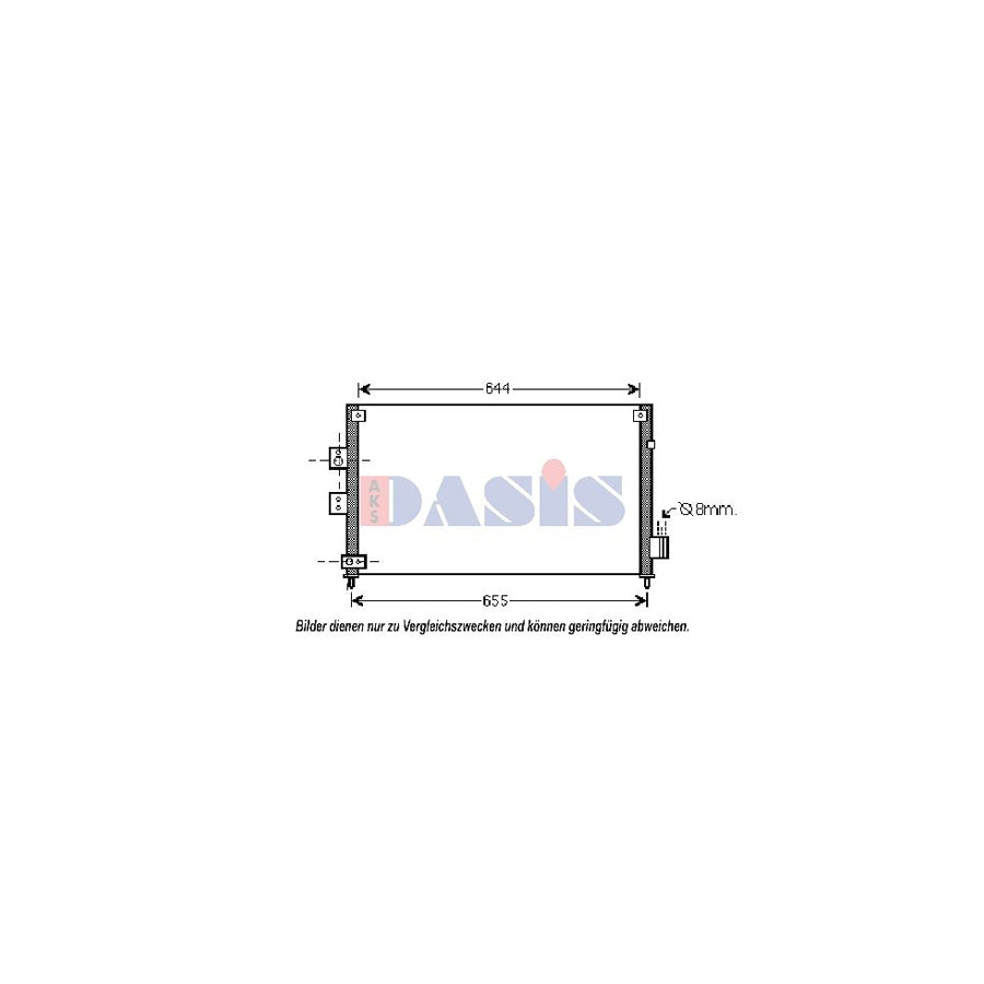 AKS Dasis 260500T Engine Radiator