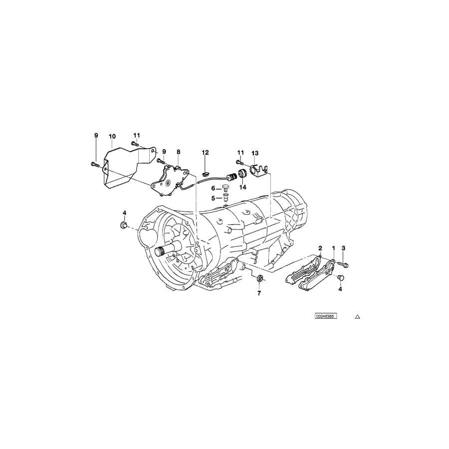 Genuine BMW 24101421877 E39 E31 E38 Cover (Inc. 740iL, 750iL & L7)