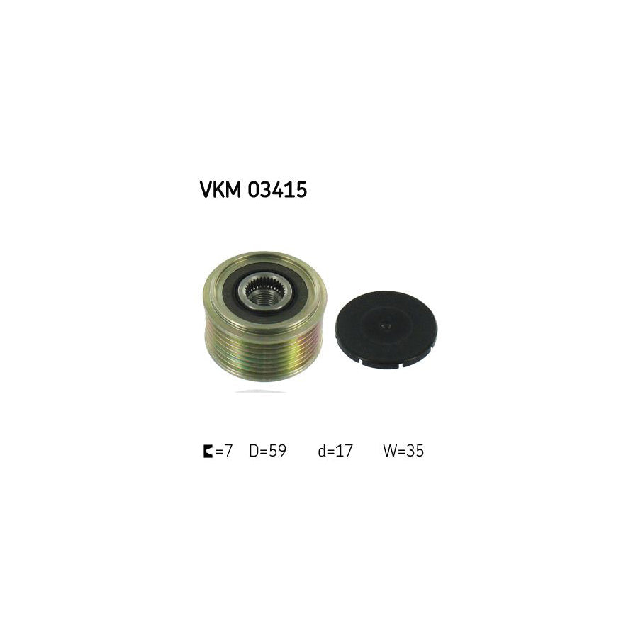 Skf Vkm 03415 Alternator Freewheel Clutch For Ford Transit