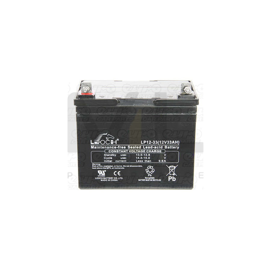 Leoch VRLA Sealed Battery - 12V 33Ah