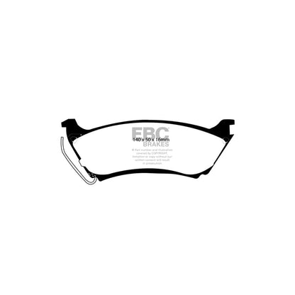 EBC PD11KR135 Mercedes-Benz W163 Greenstuff Rear Brake Pad & GD Disc Kit 2 | ML Performance UK Car Parts