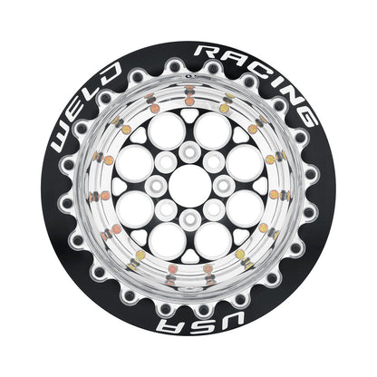 Weld 766B-50815 Magnum Import Wheel 15x8 5x100 ET13 BS5 Black Center - Polished Shell