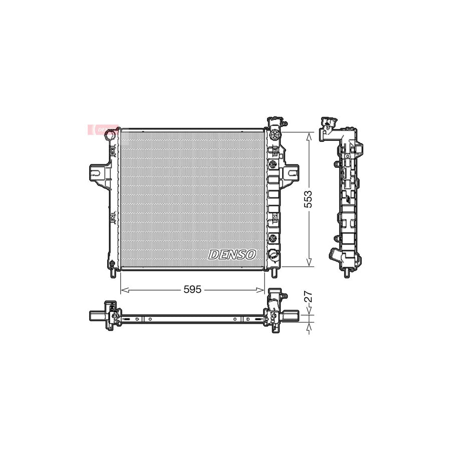 DENSO DRM06032 Engine Radiator for Jeep Grand Cherokee II (Wj, Wg)