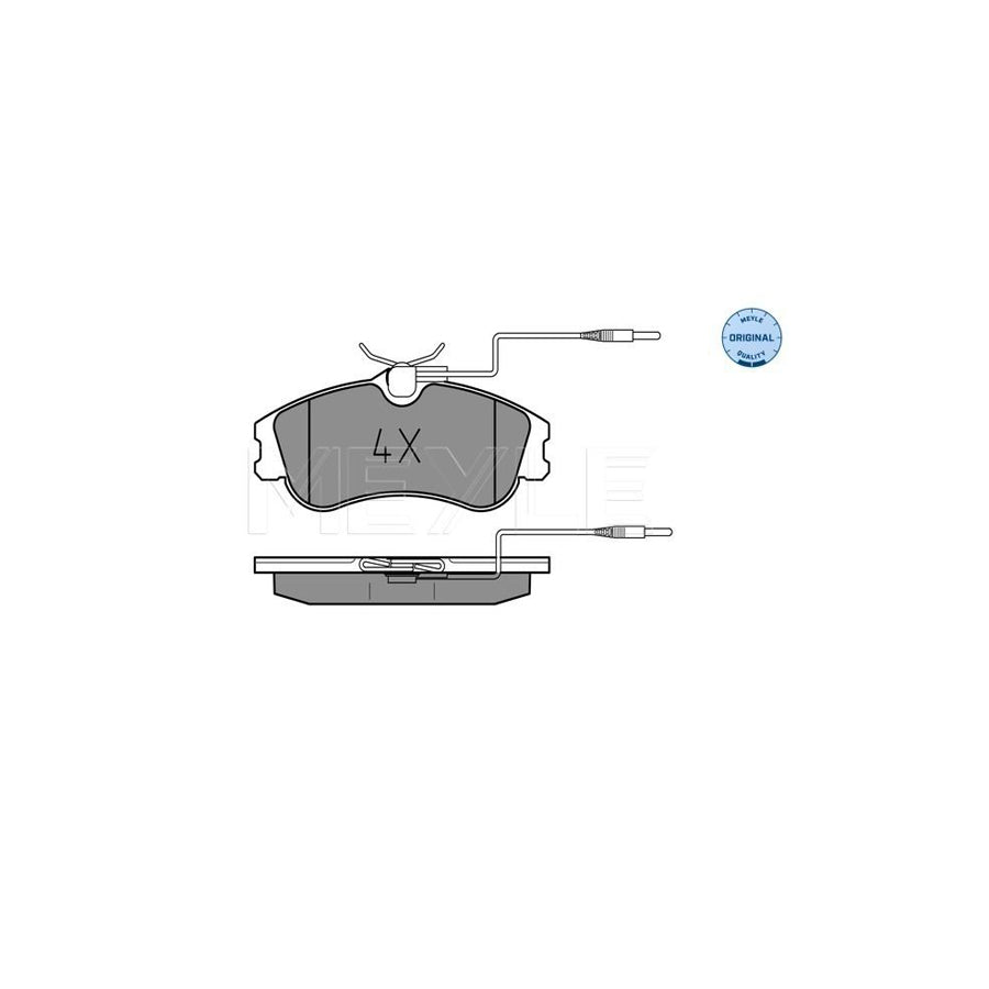 Meyle 025 231 2419/W Brake Pad Set