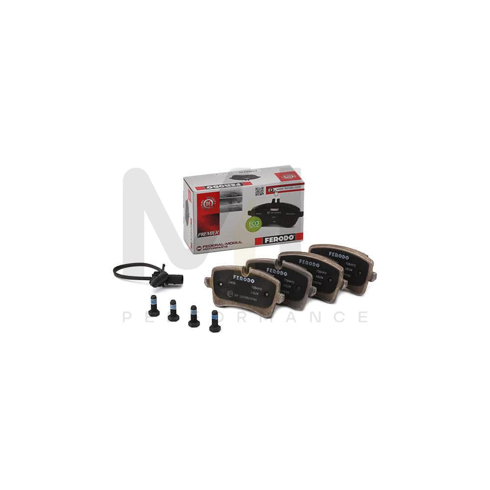 Ferodo Premier FDB4410 Brake Pad Set Incl. Wear Warning Contact, With Accessories