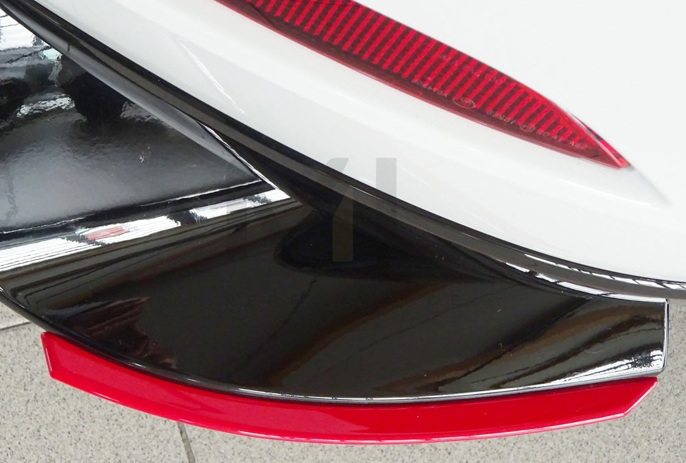 Rieger 00059519 VW Mk7 Golf GTI-TCR Rear Side Splitter 4 | ML Performance UK Car Parts