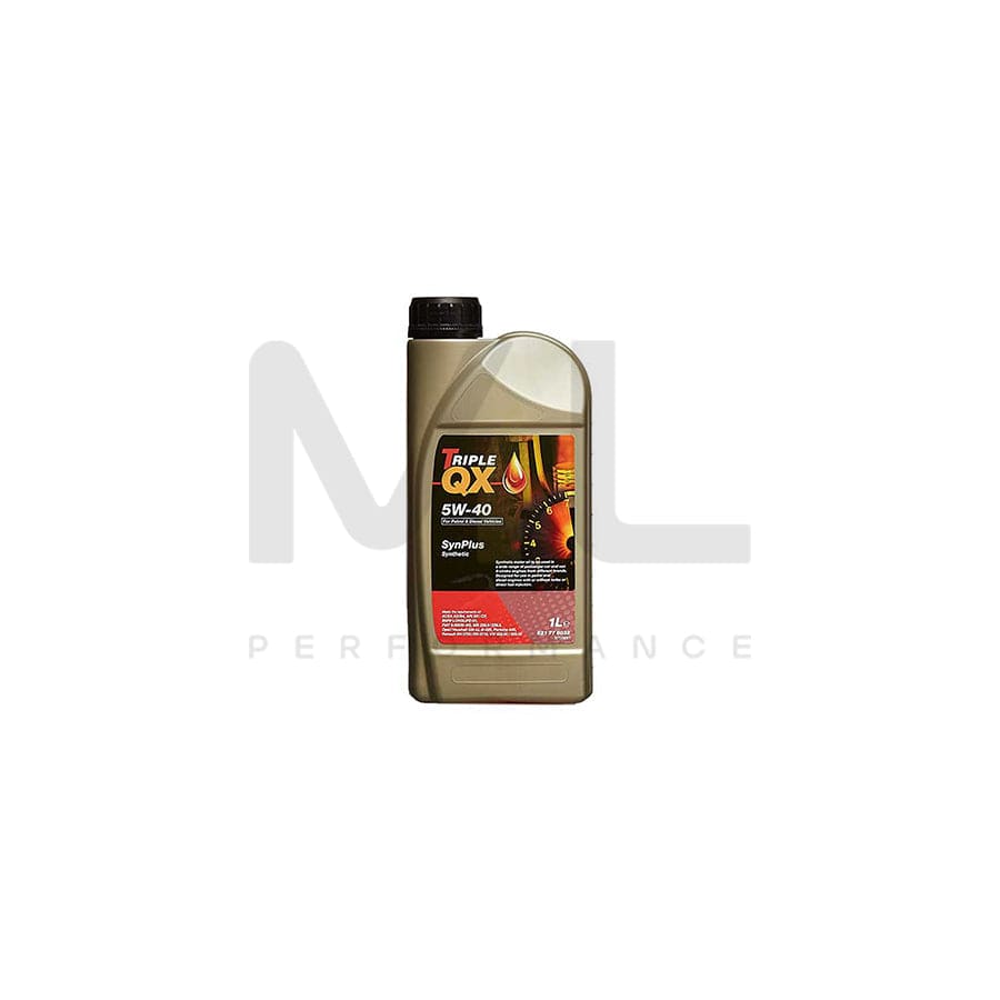 TRIPLE QX Fully Synthetic Engine Oil 5W-40 A3/B4 - 1Ltr