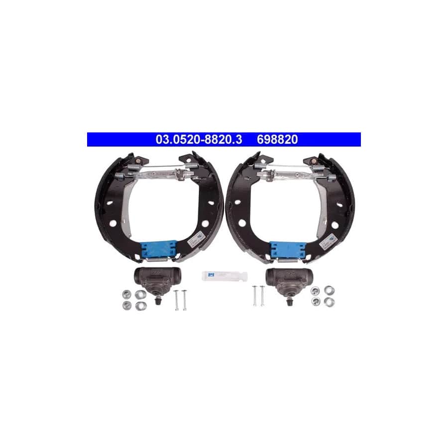 ATE Original Topkit 03.0520-8820.3 Brake Set, Drum Brakes for Fiat Fiorino