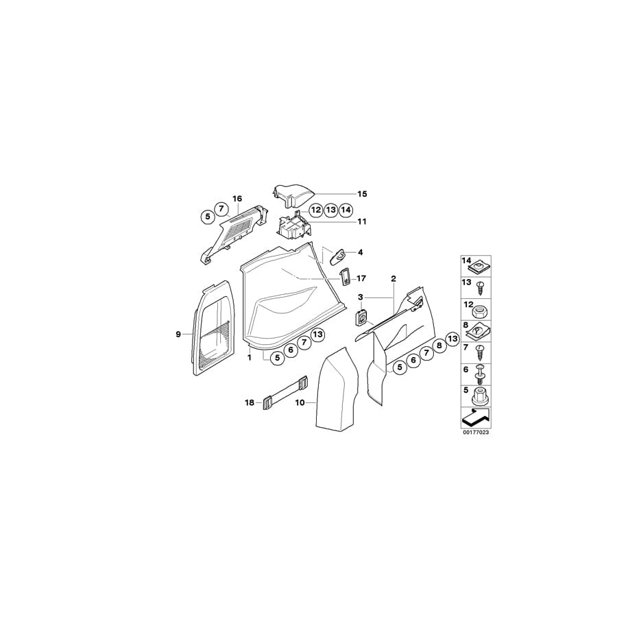 Genuine BMW 51473413370 E83 Right Vent Louver SANDBEIGE (Inc. X3)