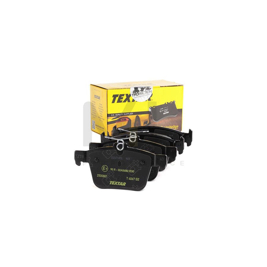 TEXTAR 2500801 Brake pad set not prepared for wear indicator