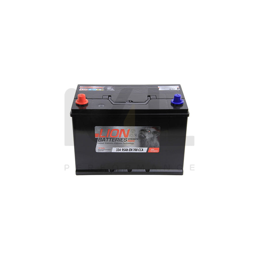 Lion 334 Car Battery - 3 Year Guarantee