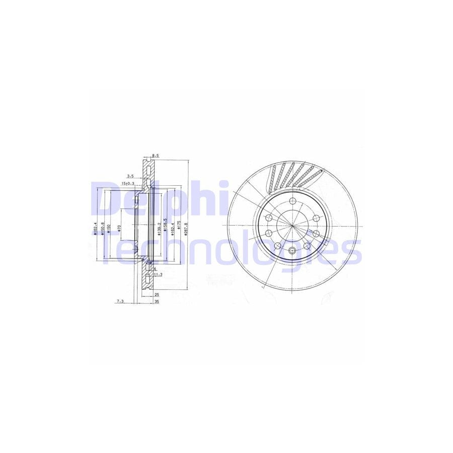 Delphi Bg3142 Brake Disc