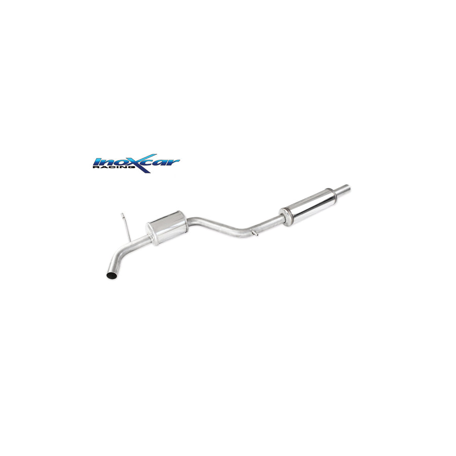 InoXcar TCVW.14.02S VW Golf 7.5 Central Pipe with Silencer