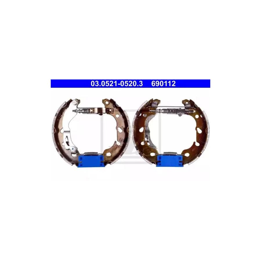 ATE Original Topkit 03.0521-0520.3 Brake Set, Drum Brakes