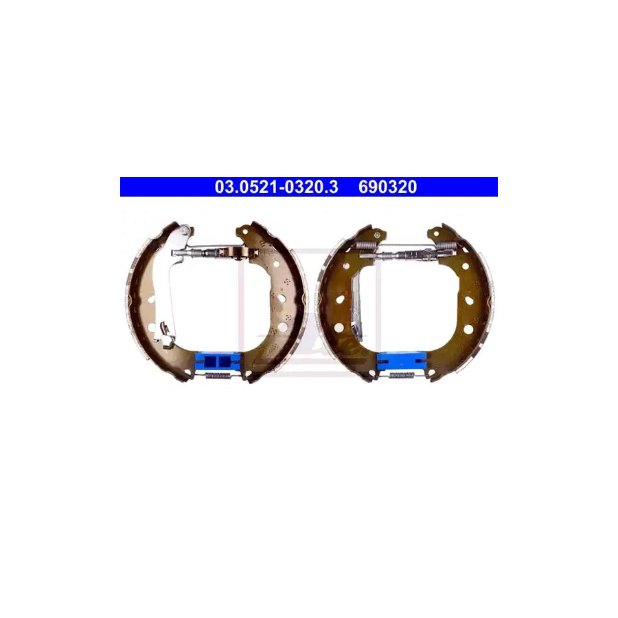 ATE Original Topkit 03.0521-0320.3 Brake Set, Drum Brakes