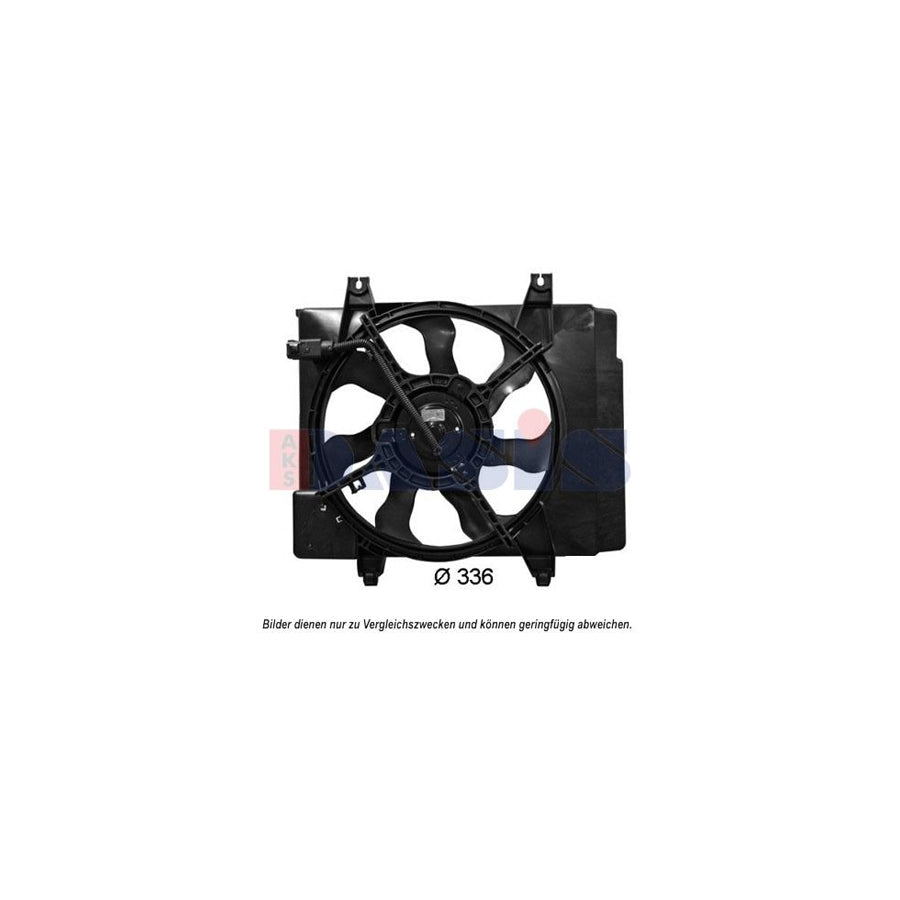 AKS Dasis 518069N Fan, Radiator for KIA Picanto I (Sa)