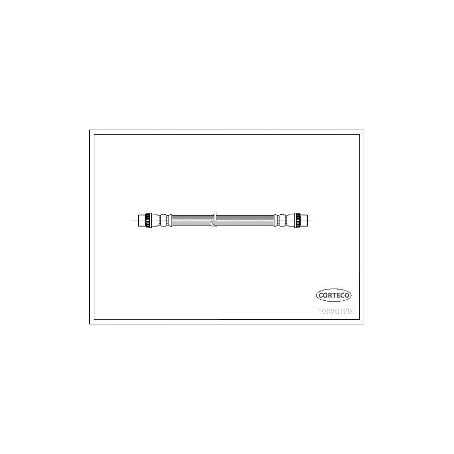 Corteco 19020120 Brake Hose