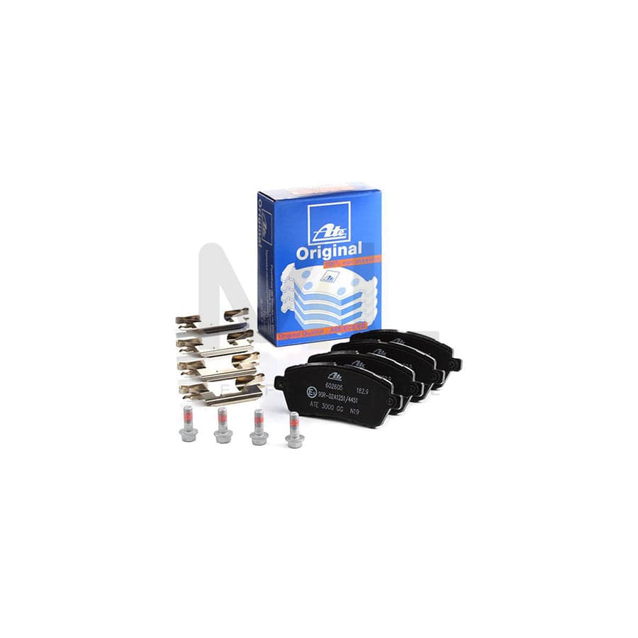ATE 13.0460-2605.2 Brake pad set excl. wear warning contact, not prepared for wear indicator, with accessories