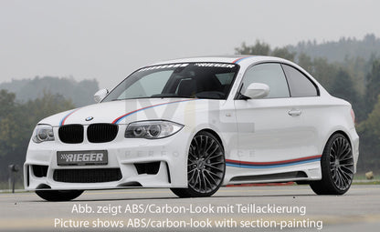 Rieger 00099132 BMW 1 Series E81 E82 E88 Side Skirt 2 | ML Performance UK Car Parts