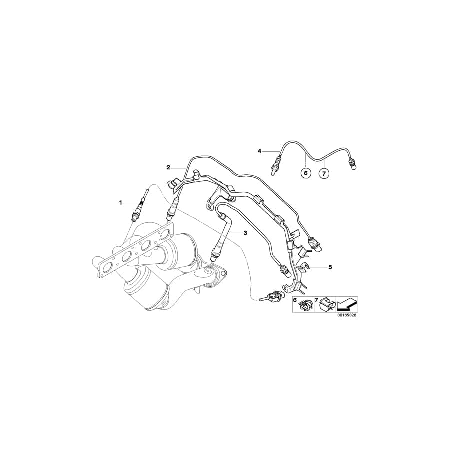 Genuine BMW 11787567628 E60 E61 Holder (Inc. 520i)