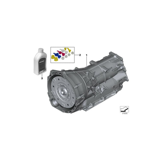 Genuine BMW 24009487343 G05 G06 Automatic Transmission Eh GA8HP51Z - XC4 (Inc. X5 40i & X6 40i)