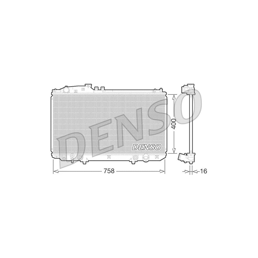 DENSO DRM51009 Engine Radiator for Lexus Gs II (S16)