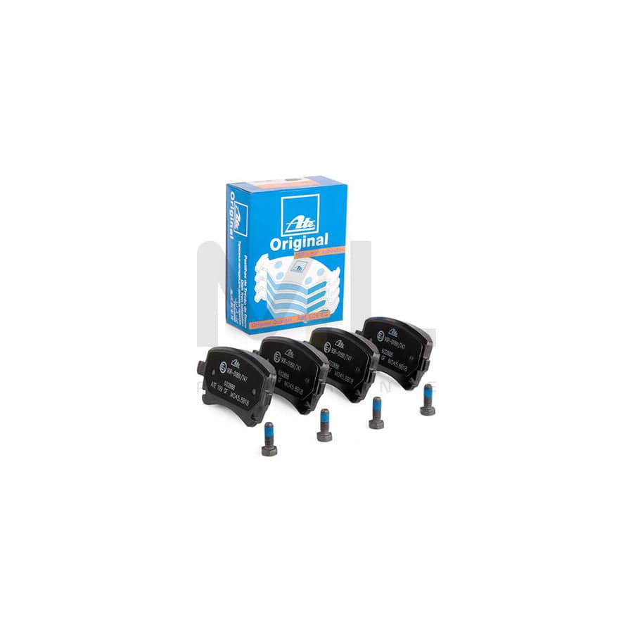 ATE 13.0460-2888.2 Brake pad set excl. wear warning contact, prepared for wear indicator, with brake caliper screws