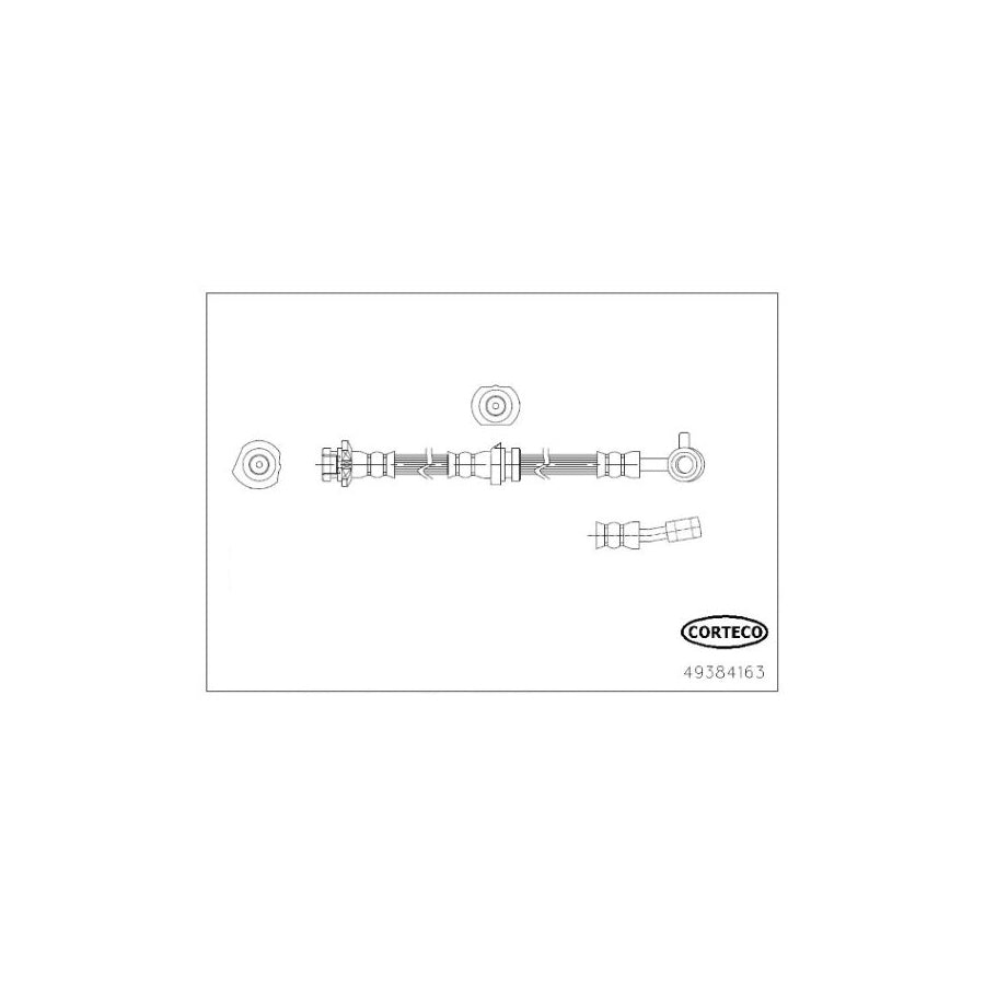 Corteco 49384163 Brake Hose