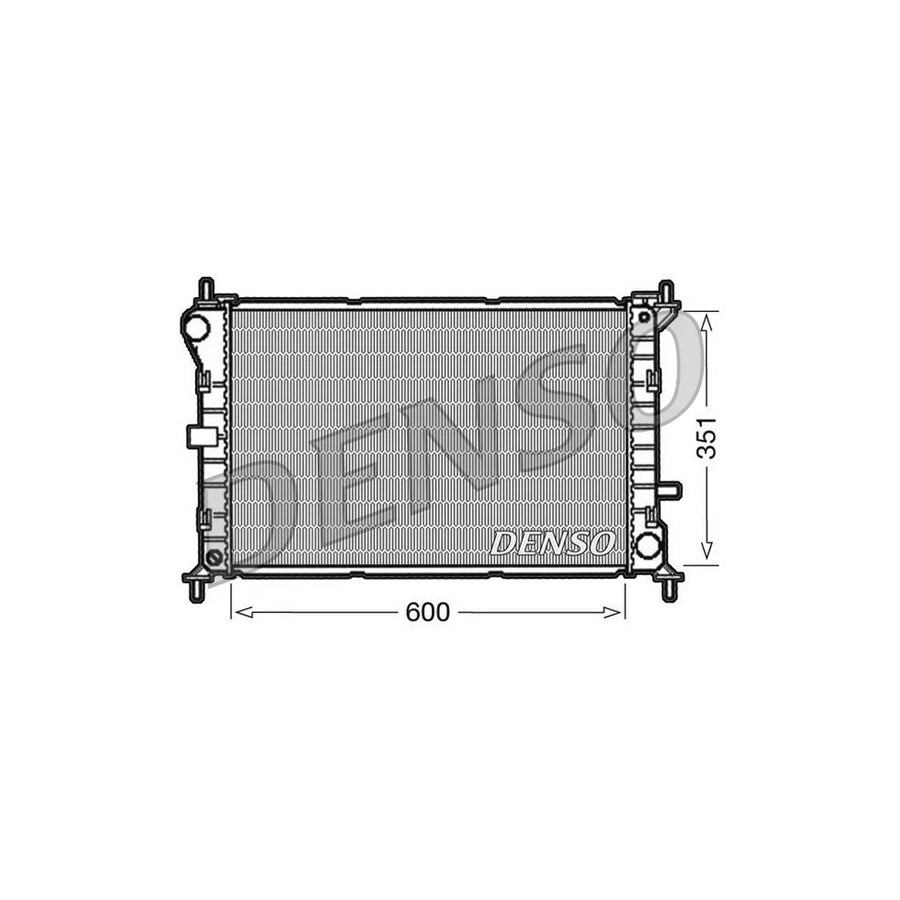 DENSO DRM10051 Engine Radiator for Ford Focus